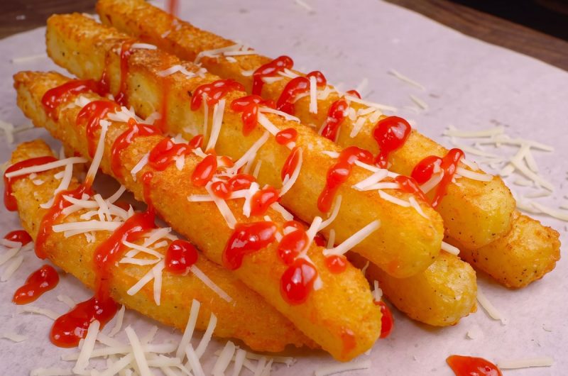 Crispy Mashed Potato Fries